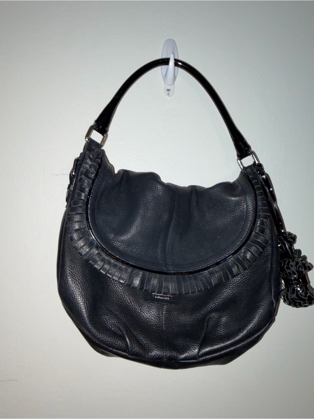 Max Mara Black Women's Leather Hobo Bag
